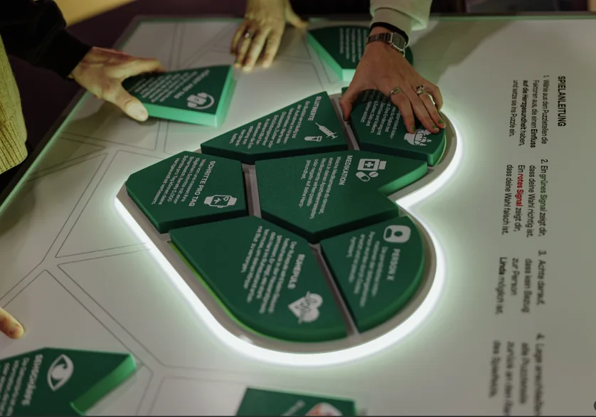 Herz-Puzzle zu Gesundheitsdaten für BIPS und NFDI4Health im Detail