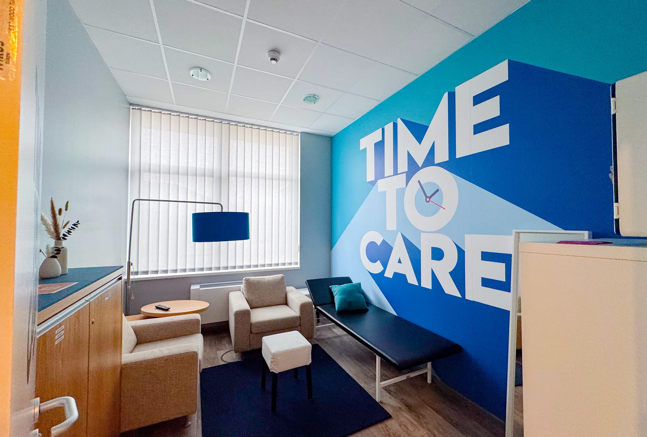 Rückzugsraum „Time to care“ im Lavazza-Markenraum in Verden