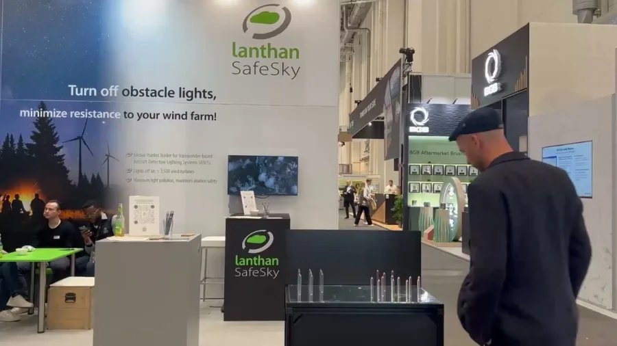 Leuchttisch-Exponat für Lanthan Safe Sky